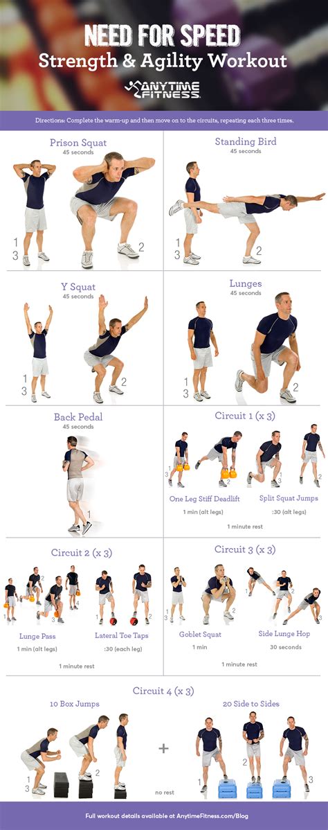 Improve your balance and agility with these speed-based exercises! | Speed workout, Agility ...