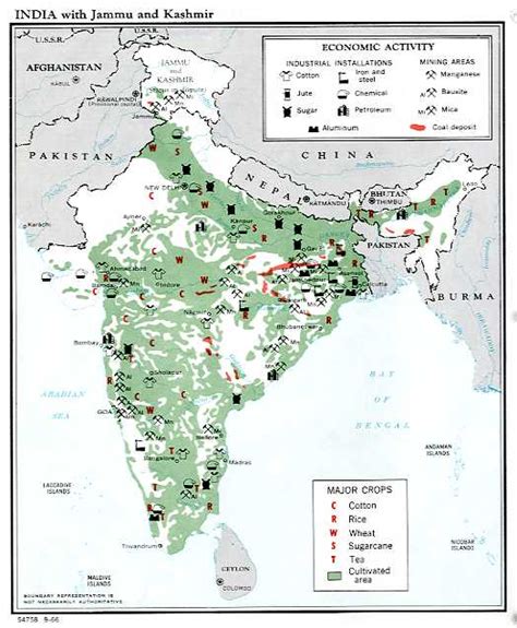 Economic Activity map of India