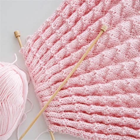 Eyelet Baby Blanket Knitting Pattern - Leelee Knits