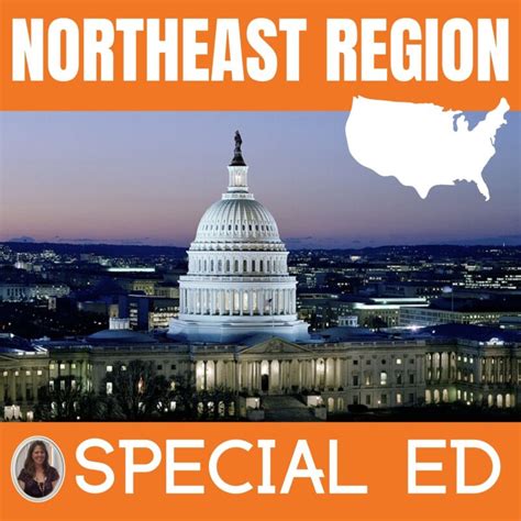 Northeast Region of United States Geography Unit for Special Education • Special Needs for ...