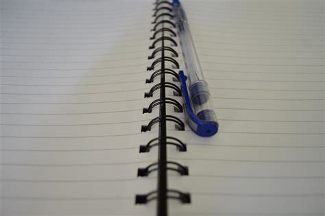 Free picture: pencil, spiral, notebook, white, paper