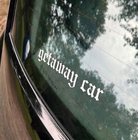 Taylor Swift Getaway Car Reputation Car Decal - Etsy