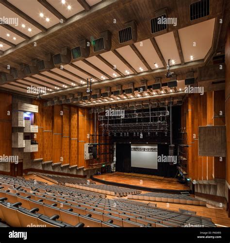 The restored Purcell Room at the Queen Elizabeth Hall, Southbank Centre, London, UK Stock Photo ...