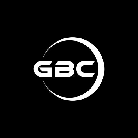 GBC letter logo design in illustration. Vector logo, calligraphy ...