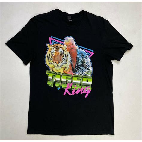 Tiger King TV Show T-shirt Men's Adult Medium Black... - Depop