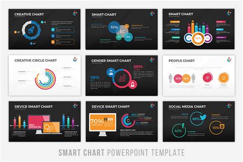 Smart Chart Infographic Powerpoint By BrandEarth | TheHungryJPEG