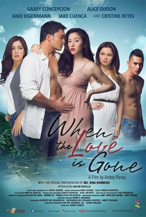 the movie poster for where the love is gone