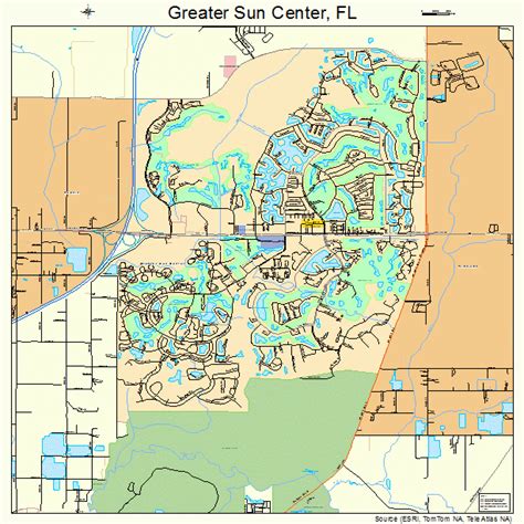 Greater Sun Center Florida Street Map 1227319