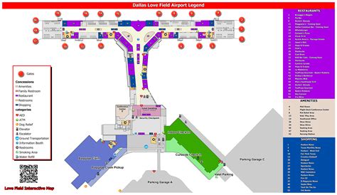 Dallas Airport Terminal Map – Map Of The Usa With State Names