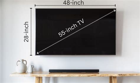 55-Inch TV Dimensions for All Brands [mm, cm, inches & feet]