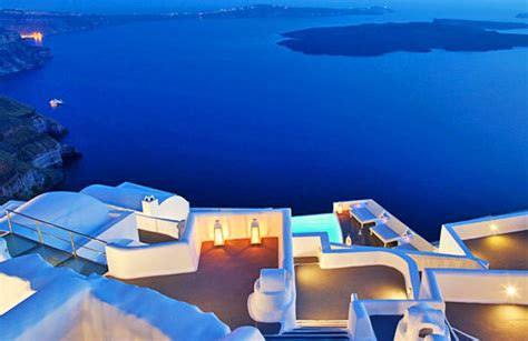 A Hip Modern Design Hotel in Santorini with a Sense of Glamour and Heritage