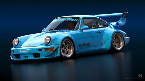 blue, Rauh Welt, Porsche 911, blue cars, vehicle, sports car, Porsche ...