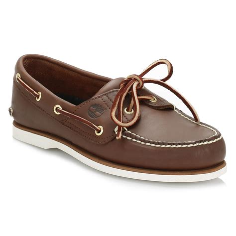 Lyst - Timberland Classic Mens Brown Leather Boat Shoes in Brown for Men