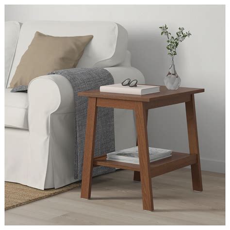 LUNNARP Side table, brown, 215/8x173/4" - IKEA | Living room side table, Modern bedside table ...
