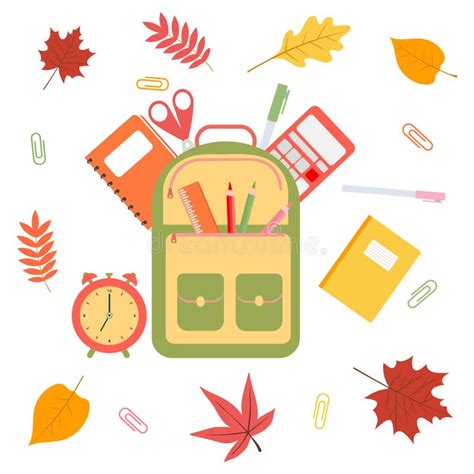 Educational Materials for School - Backpack, Pencils, Pens, Markers, Notebooks, Rulers ...