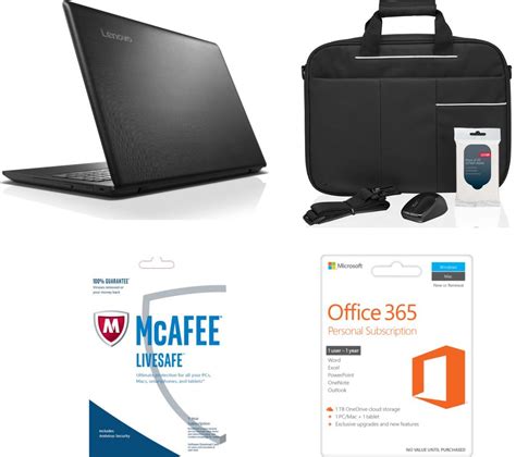 Buy LENOVO IdeaPad 110 15.6" Laptop, Software & Accessories Bundle ...