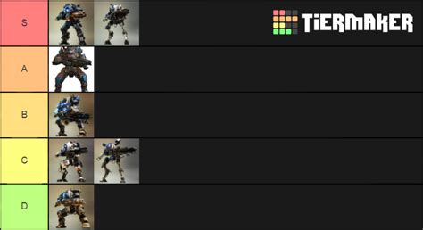 Titanfall 2 Titan Tier List (Community Rankings) - TierMaker