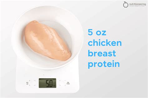 5 oz Chicken Breast Protein & Calories | Nutritioneering