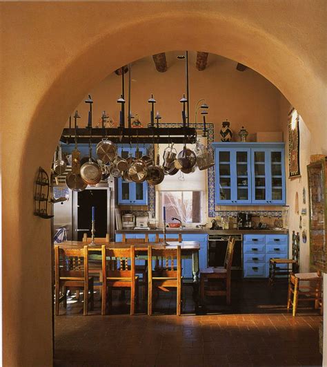 Hacienda style kitchen, Hacienda homes, Santa fe style kitchen