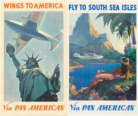 Jet-Age Dreams in the Vintage Posters of Pan Am Airlines