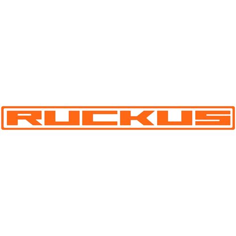 Ruckus Logo Vinyl Decal Car Window Bumper Sticker 2x Select Color/size ...