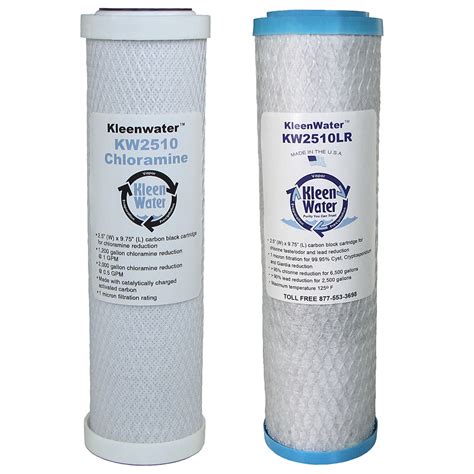 Dual Drinking Water Filter Set for Undersink Systems, Advanced – Kleenwater