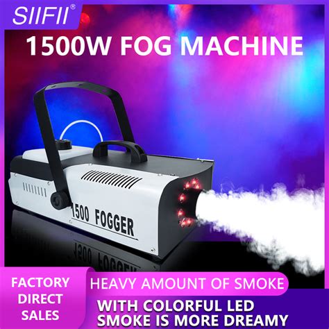 1500W Fog Machine Remote Control DJ Smoke Machine for Stage Show Stage ...