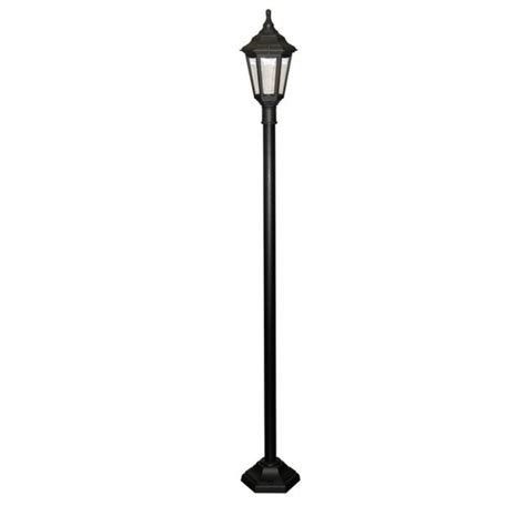 Tall Black Lamp Post Light for Outdoor Coastal Areas, Corrosion Proof