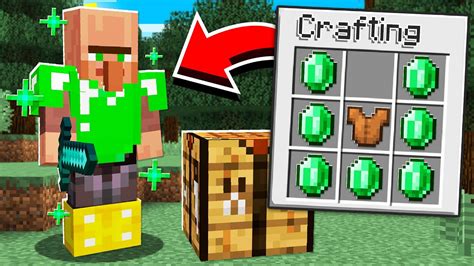 How to Craft VILLAGER ARMOR in Minecraft Tutorial! - YouTube