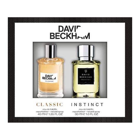 David Beckham Cologne Classic and Instinct Gift Set Eau De Toilette ...