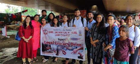 Legal Literacy Drive | KES’ Shri Jayantilal H. Patel Law College