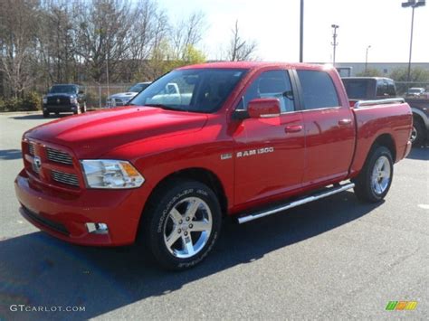 2012 Flame Red Dodge Ram 1500 Sport Crew Cab 4x4 #57217455 ... | Dodge ...