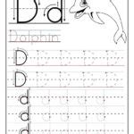 Letter D Tracing Worksheets Preschool | Letter Tracing Worksheets