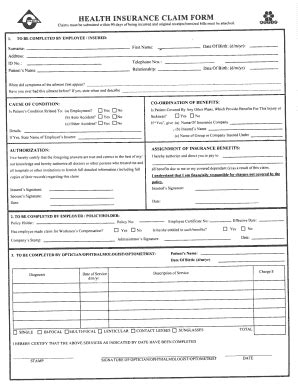 Clico Health Insurance Claim Form - Fill and Sign Printable Template Online