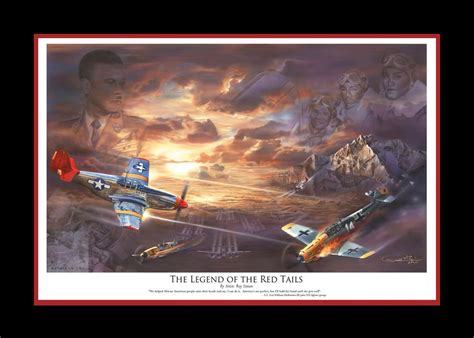 Tuskegee Airmen - "The Legend of the Red Tails" – Ray Simon Art