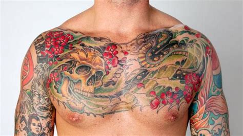 CM Punk's chest tattoo | Cm punk tattoos, Tattoos, Cool tattoos