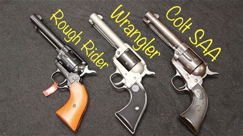 Ruger Wrangler vs Heritage Rough Rider vs Colt SAA - YouTube