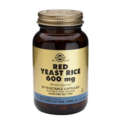 Solgar Red Yeast Rice Extract 600 mg 60caps - Χοληστερίνης - Vita4you