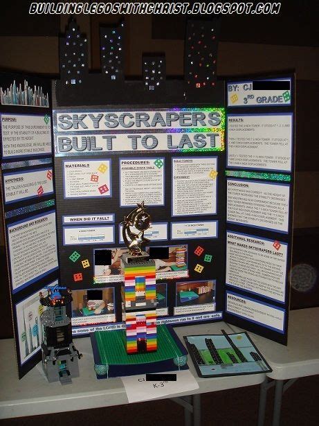 LEGO brick Science Fair Project, Skyscraper Science Project ...