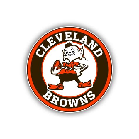 Cleveland Browns – Elf Circle – Full Color Vinyl Sticker – Custom Size ...