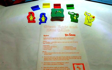 Dr. Seuss Green Eggs and Ham Childrens Board Game Complete University Games | eBay