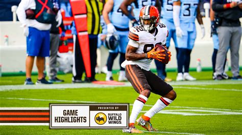 Game Highlights: Browns vs. Titans