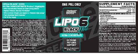 Lipo 6 Black Hers Ultra Concentrate Review and Customer Comments