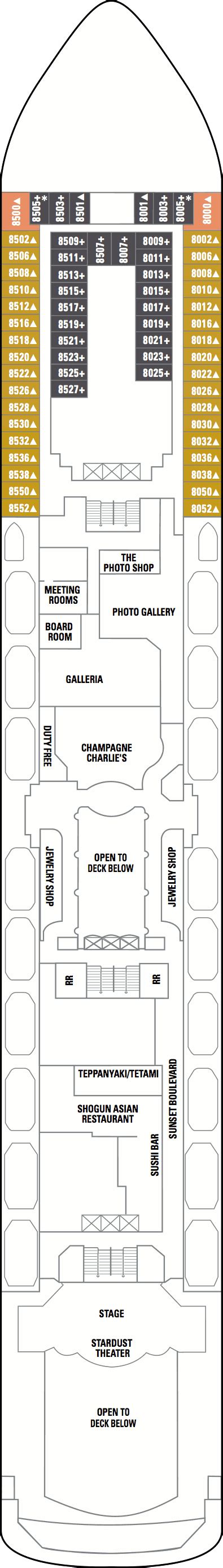 Norwegian Spirit Deck Plans - Cruiseline.com