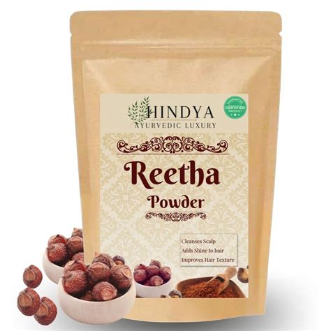 Hindya Ayurvedic Luxury Reetha Powder For All Type Of Hair (100 Grams ...