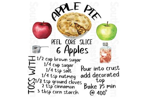 Printable Apple Pie Recipe