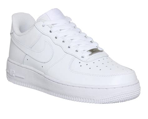 Nike Air Force 1 Leather Sneakers in White - Lyst