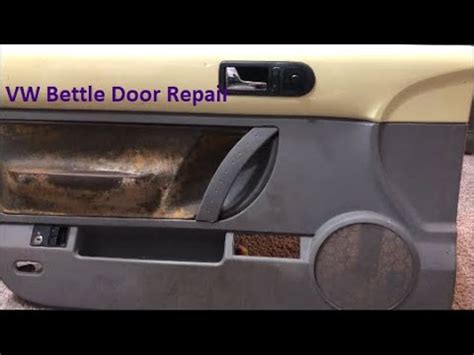 VW Beetle Door Panel Repair pt1 - YouTube