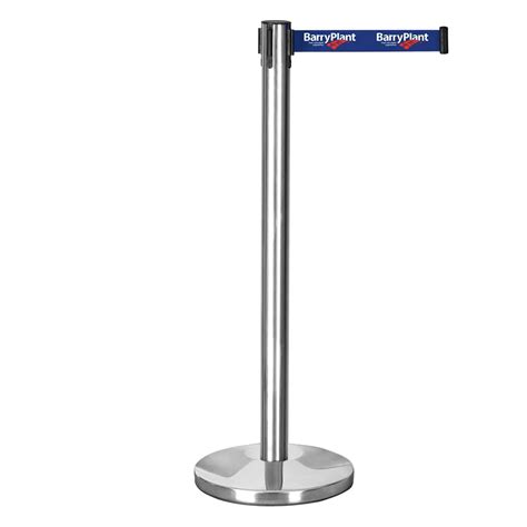 Stanchion Sign Topper – A4 Chrome – Ships Same Day!