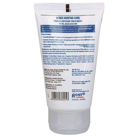 Mentho Cool Pimple Defense Face Wash at Best Price in India | Healthkart.com